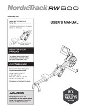 ICON Health & Fitness NordicTrack RW600 User Manual