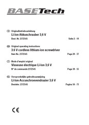 BASETech 2372545 Original Operating Instructions