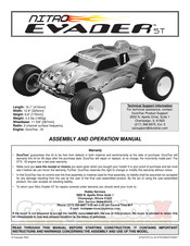 Hobby Services Nitro Evader ST Assembly And Operation Manual