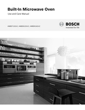 Bosch HMB50162UC Use And Care Manual