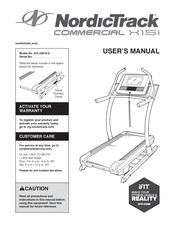 Icon health fitness NordicTrack Commercial X15i Manuals ManualsLib