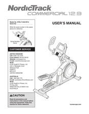 ICON Health & Fitness NordicTrack Commercial 12.9 User Manual
