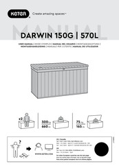 Keter DARWIN 150G 570L User Manual