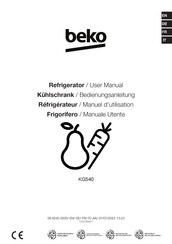 Beko KG540 User Manual