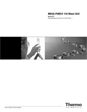 Thermo Scientific MEGA-PURE 11A Water Still 677 Series Operating Manual And Parts List