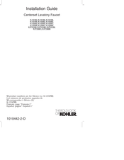 Kohler Coralais K-15686 Installation Manual