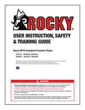 ROCKY BUNKER RKD0092 User Instruction, Safety And Training Manual