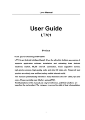 Shanghai ZoomSmart Technology LT701 User Manual