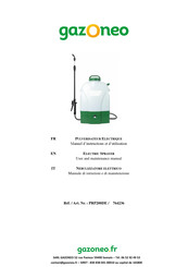 GAZONEO 764236 User And Maintenance Manual