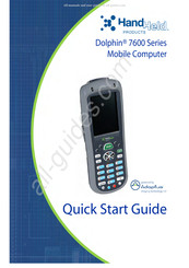 HandHeld Dolphin 7600 Series Quick Start Manual