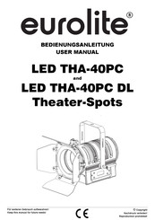 EuroLite LED THA-40PC User Manual