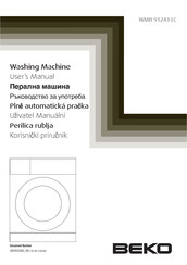 Beko WMB 91243 LC User Manual