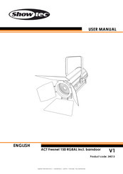 SHOWTEC ACT Fresnel 150 RGBAL V1 User Manual