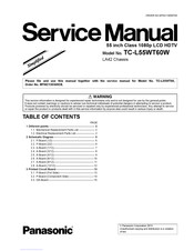 Panasonic TC-L55WT60W Service Manual