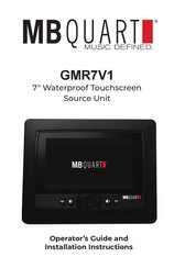 MB QUART MB QUART GMR7V1 Operator's Manual