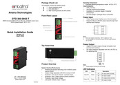 ANTAIRA DTD-360-0953-T Quick Installation Manual
