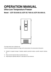 USA Lab UCF-20.8-86-UL Operation Manual