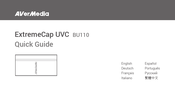 Avermedia ExtremeCap UVC BU110 Quick Manual