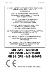 Mach MB 9510PS Instruction Booklet