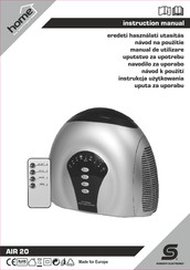 Somogyi Elektronic Home AIR 20 Instruction Manual