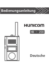 HUNICOM HB-200 User Manual