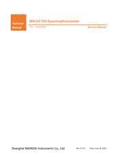 MAPADA M4 UV-VIS Technical Manual