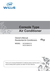 Willis WCS09MH21S Owner's Manual