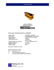 Helbling & Co FS 500 Instruction Manual