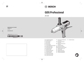 Bosch GDS 30 Professional Original Instructions Manual