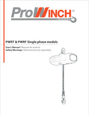 Prowinch PWRT2000 User Manual