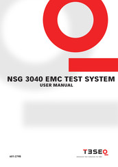 Teseo NSG 3040 User Manual