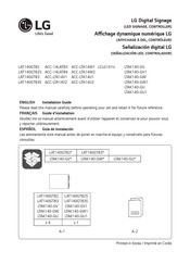 LG LTAK140-GU1 Installation Manual
