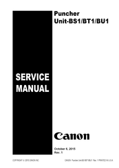 Canon Puncher Unit-BU1 Service Manual