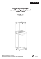 Tammer Brands VULCANO GH301 Assembly And Operating Manual