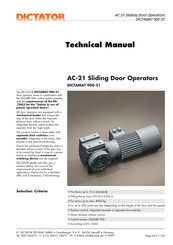 Dictator 790200 Technical Manual