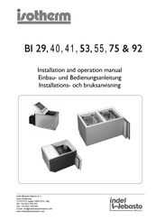 Indel Webasto Marine BI41 Dual Installation And Operation Manual
