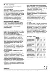 Eurolite TPC-10 Manual