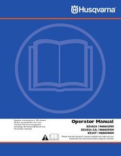 Husqvarna 966659601 Operator's Manual