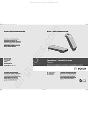 Bosch PowerPack Performance Line BBR271 Owner's Manual