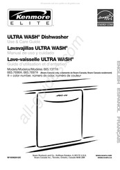 Kenmore ULTRA WASH 665.137696 Series Use & Care Manual
