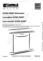 Kenmore ULTRA WASH 665.137697 Series Use & Care Manual