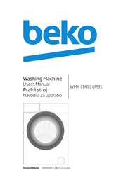 Beko WMY 71433 LMB1 User Manual