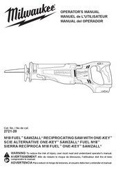 Milwaukee 2721-20 Operator's Manual