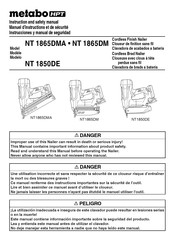 Metabo Hpt NT 1865DMA Manuals | ManualsLib