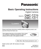 Bruksanvisning Panasonic Lumix DMC-TZ60 (Svenska - 329 sidor)