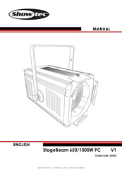 SHOWTEC StageBeam 650/1000W PC Manual