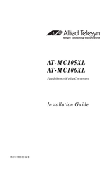 Allied Telesis AT-MC105XL Installation Manual