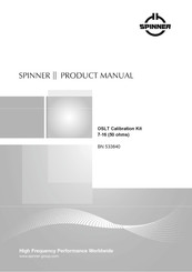 Spinner BN 533840 Product Manual