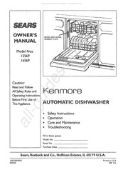 Sears Kenmore 16569 Owner's Manual