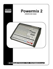 DAPAudio D2222 Product Manual